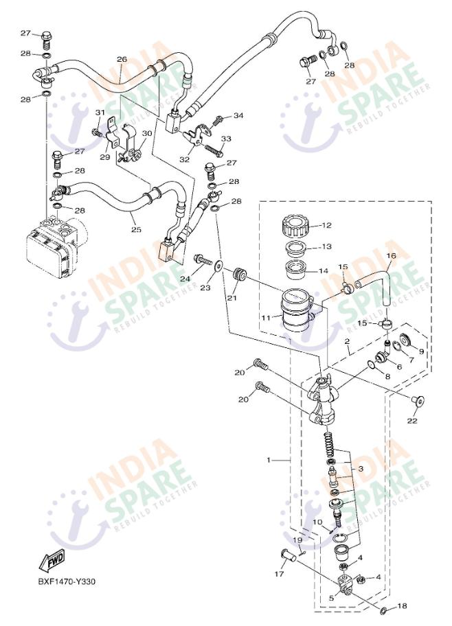 REAR MASTER CYLINDER
